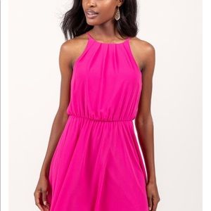 Francesca’s Flawless Solid Dress in Hot Pink NWT